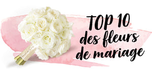 Top 10 des fleurs de mariage populaires